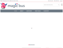 Tablet Screenshot of magicbuskidswear.com